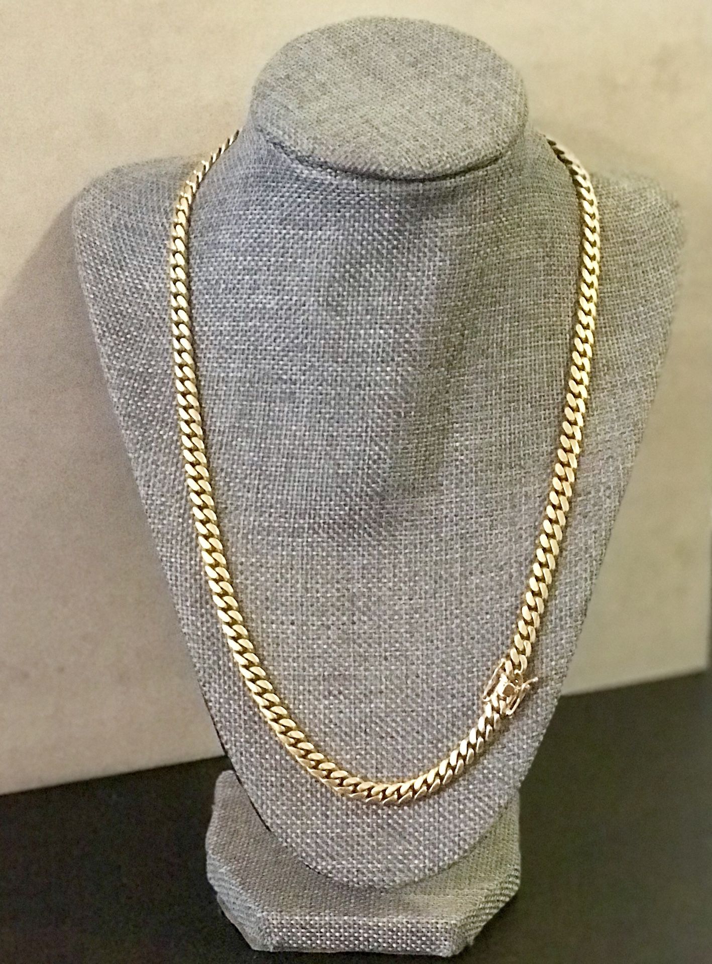 ✨Real Solid 14k Gold ✨Chain Miami Cuban Link Gold Chain 6mm 21”