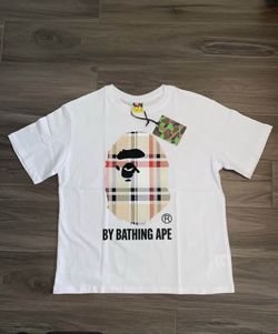 Bape X Burberry Tshirts