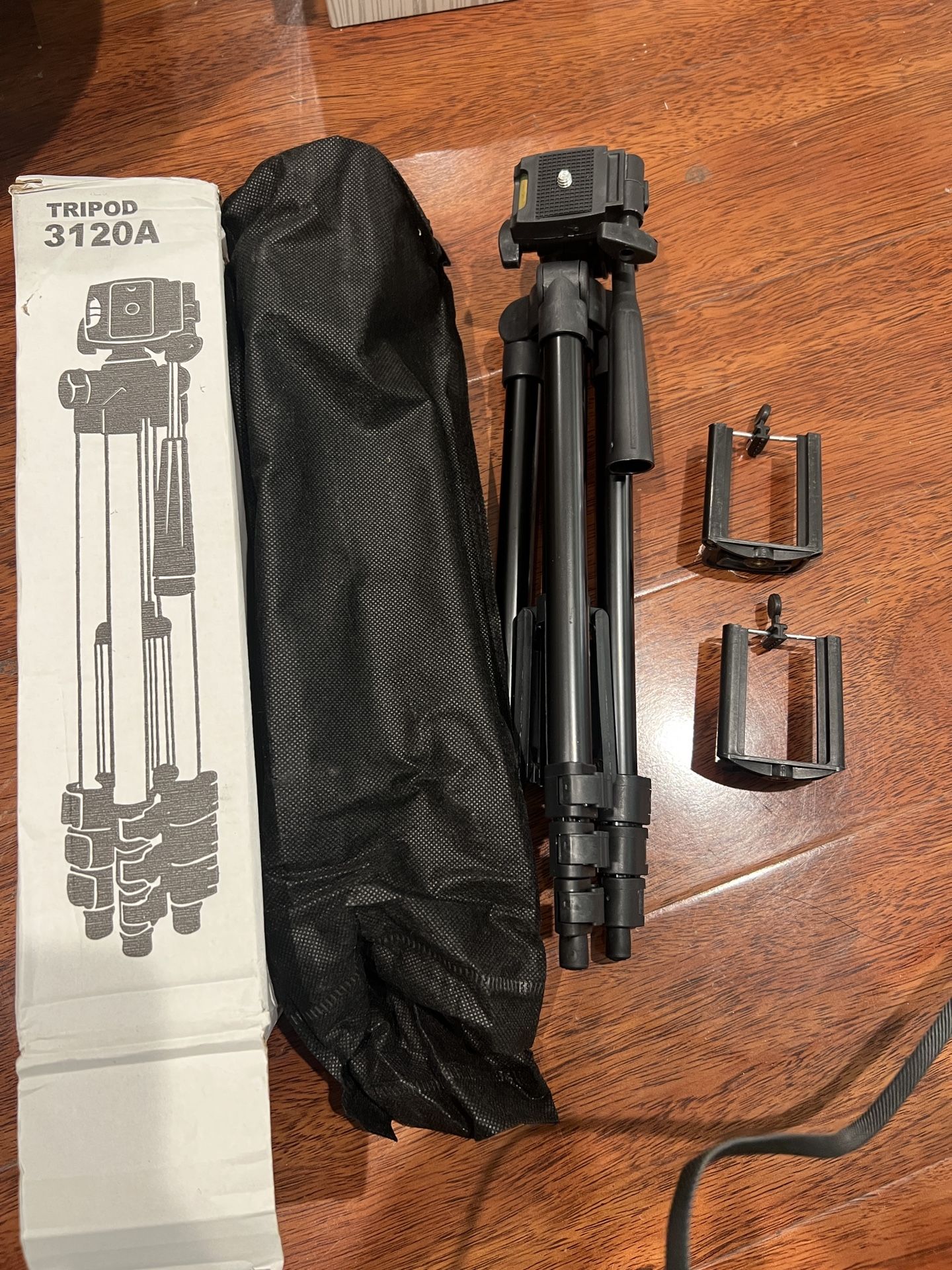 Camera Tripod Stand, Travel Tripod with Tripod Bag, Three Height Adjustable, Suitable for Camera, Mobile Phone, Ring Light, Webcam, Camcorder, Project