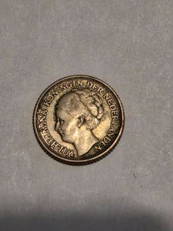 Wilhelmina Koningin Der Nederlanden Dutch Coin