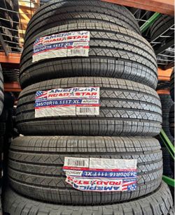 245/70R16 American HT llantas con instalación y balanceo