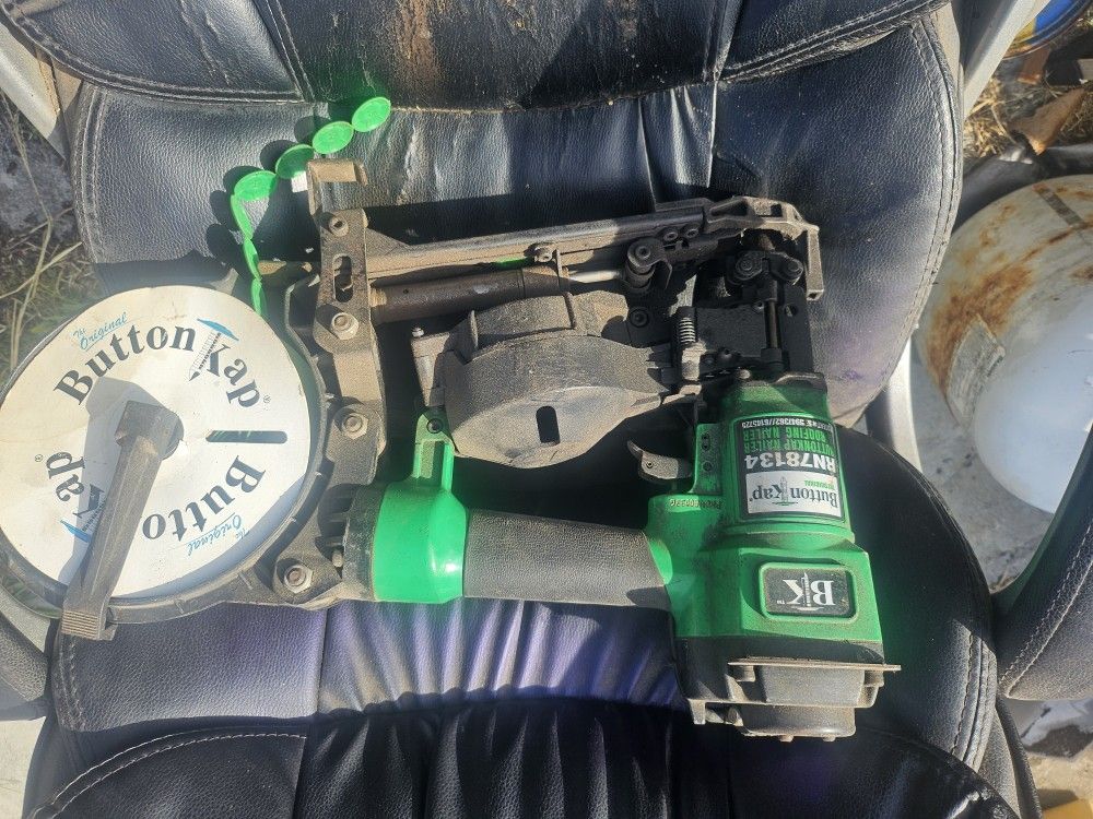 BK Button Cap Nailer/ With Extra Caps