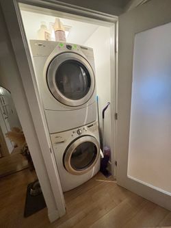 Working, washer and dryer set- recently serviced