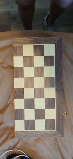 Wooden Folding Chess Board
