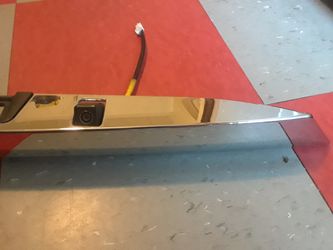 Nissan back up camera chrome trim trunk release finisher back door