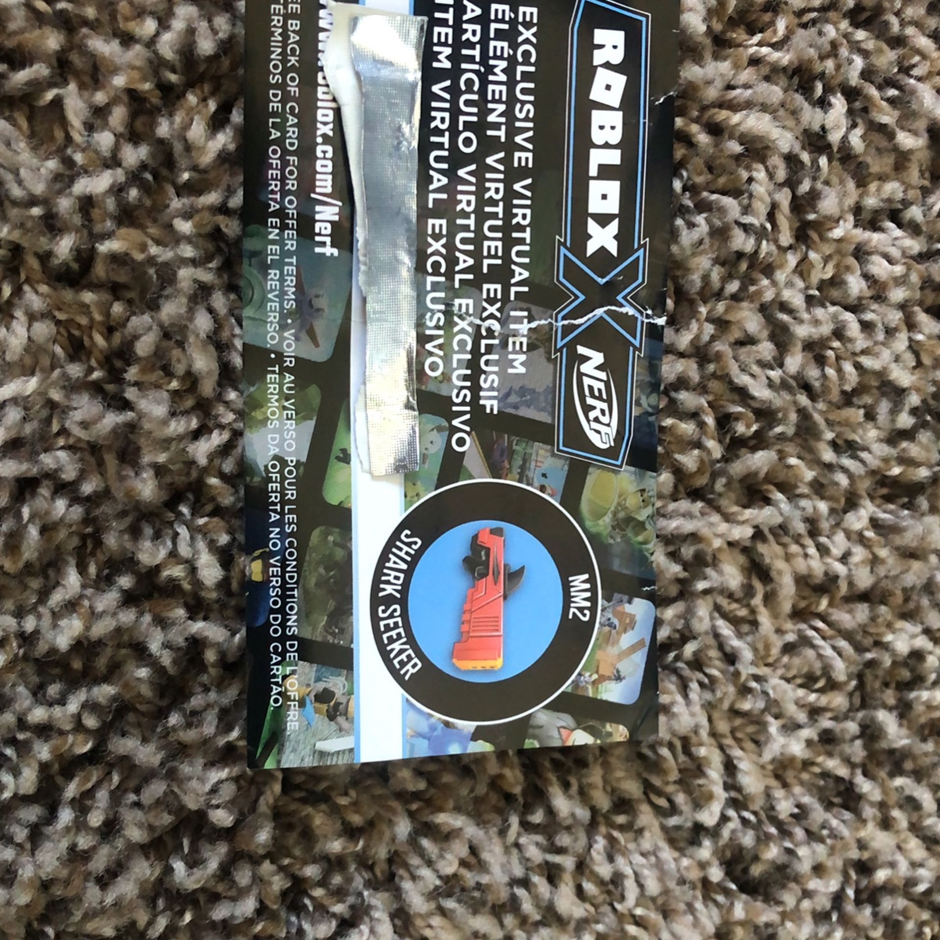 Roblox MM2 Shark Seeker Nerf-no Code for Sale in Federal Way, WA - OfferUp