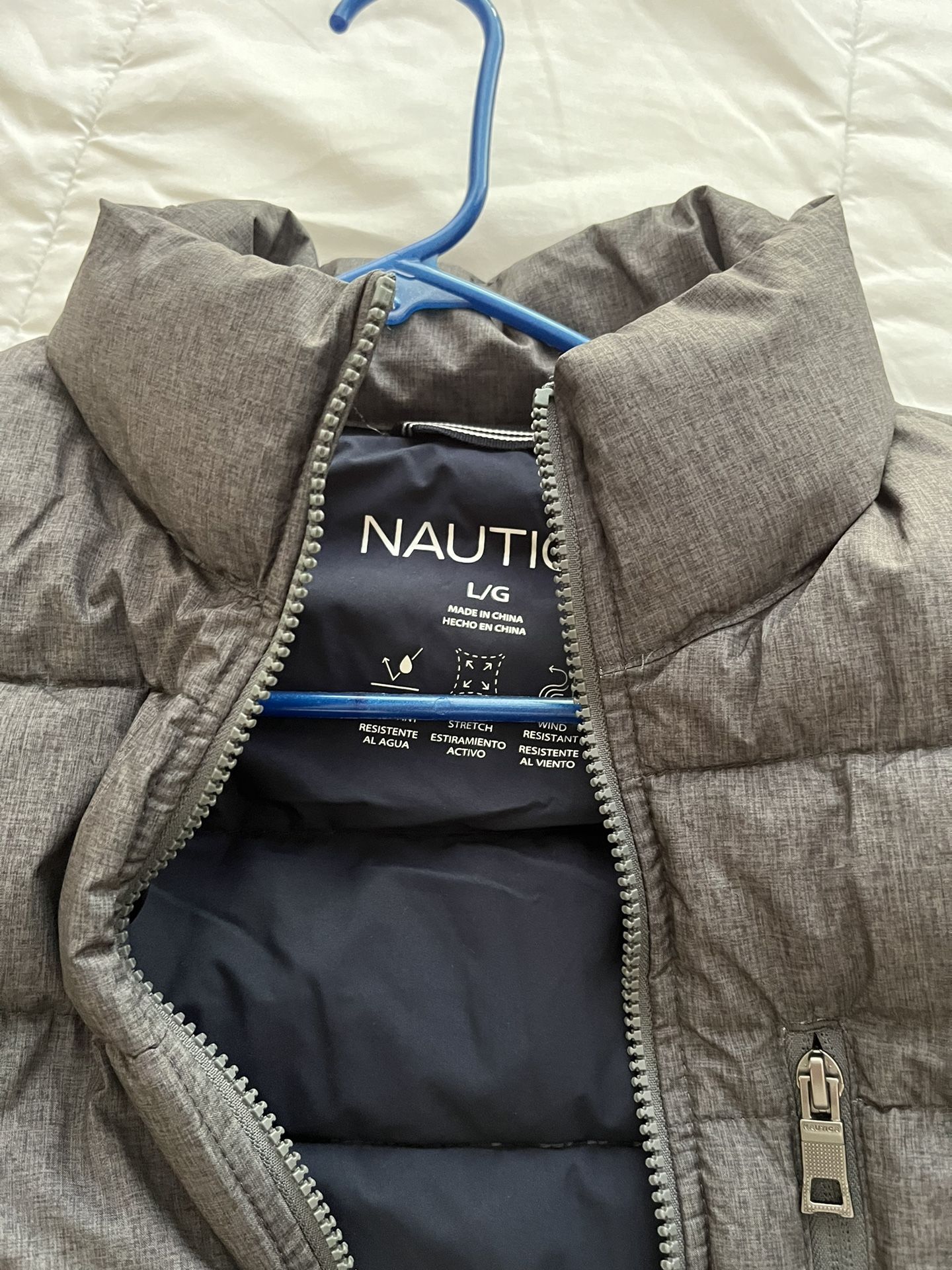 Nautical puffer jacket
