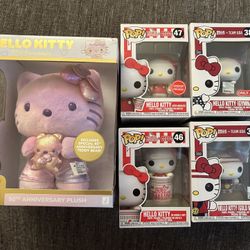 Hello Kitty Pops And 50th Anniversary Plush