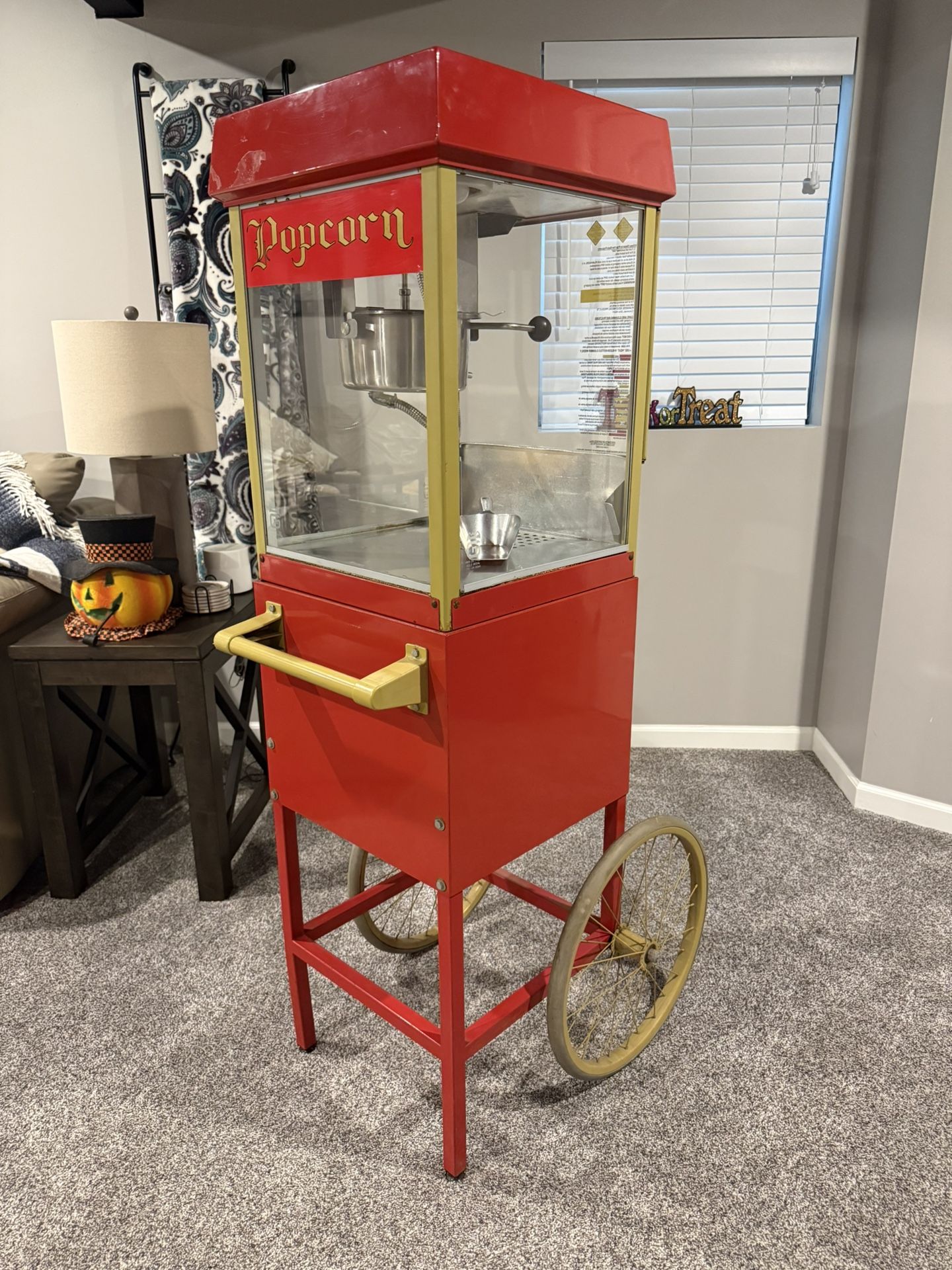 Popcorn Machine & Cart