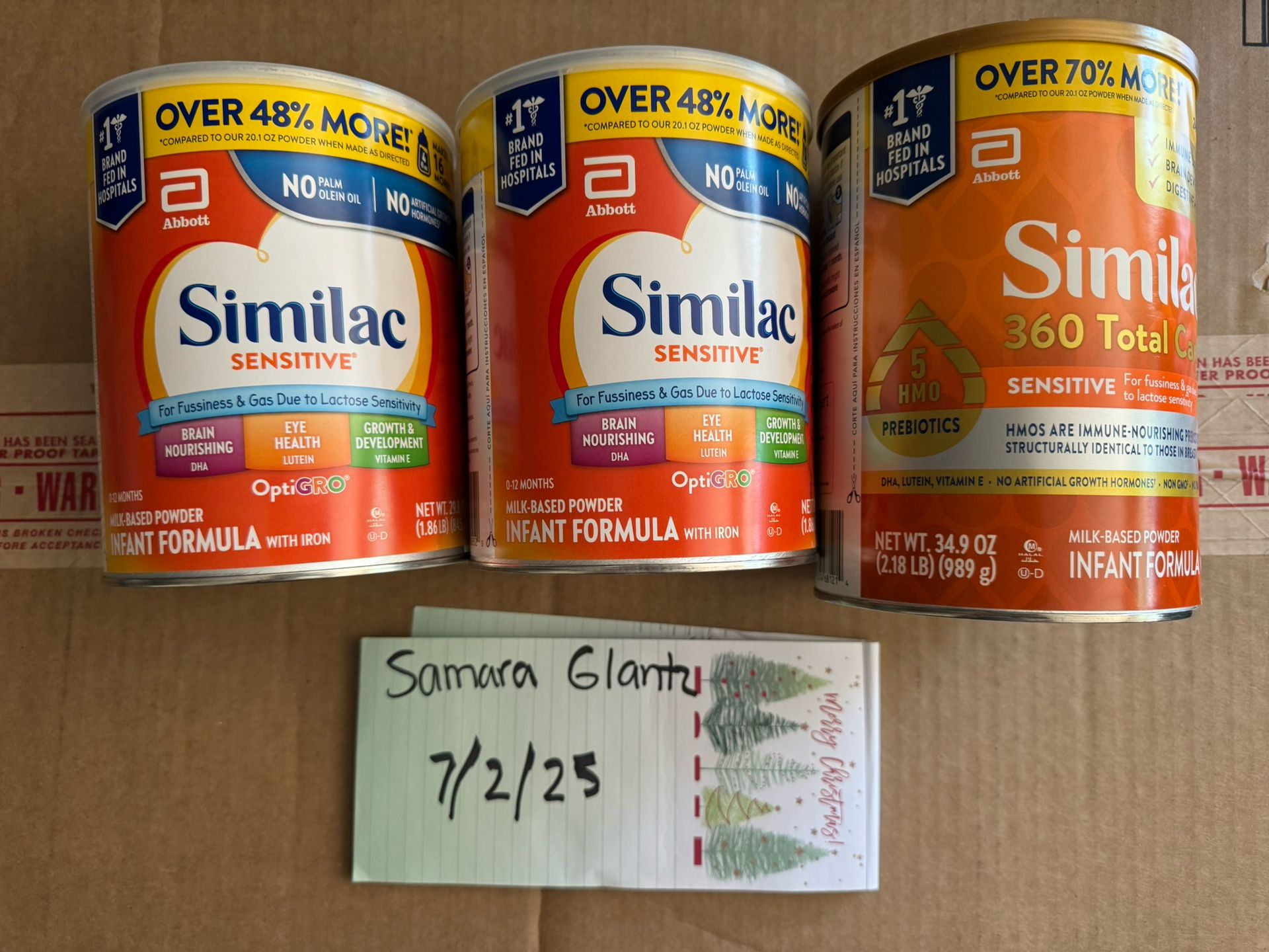 Similac Sensitive Baby Formula Unopened
