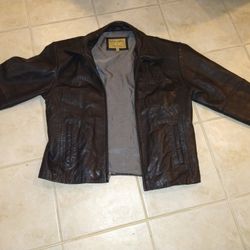 Leather Jacket, Boston Harbor Outdoor Wear 