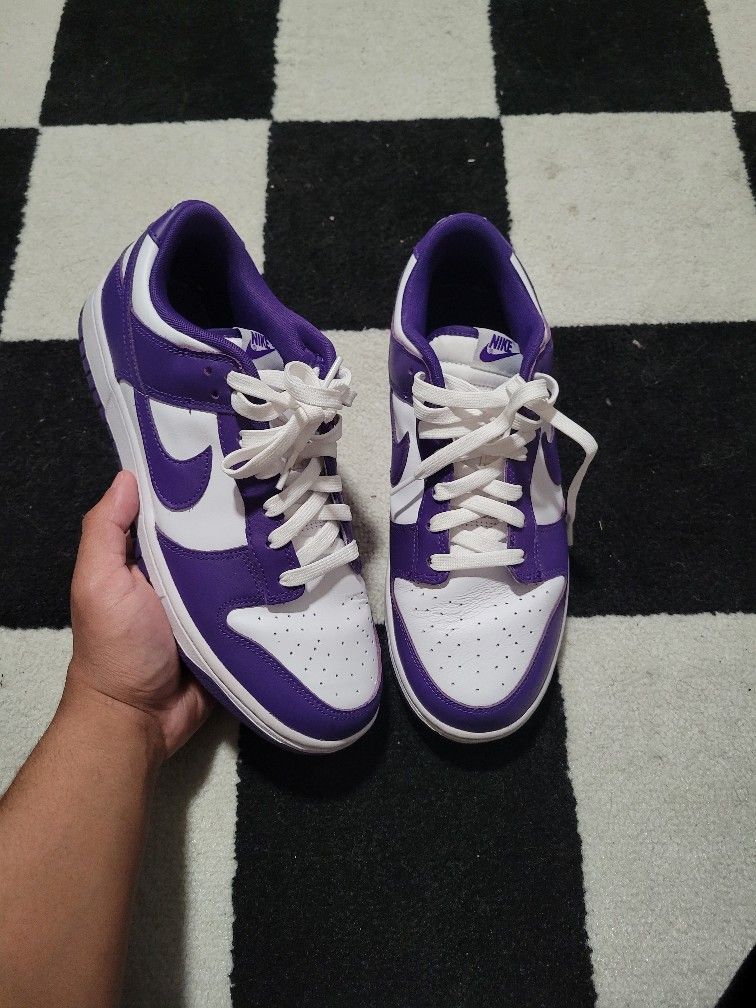 Nike Dunk Low championship purple