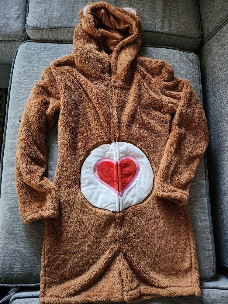 CareBears Shorts Plush pajamas Onesie romper Sz LRG