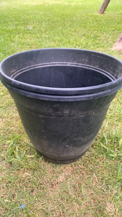 Plastic pot each
