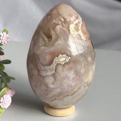 Flower Agate Egg 