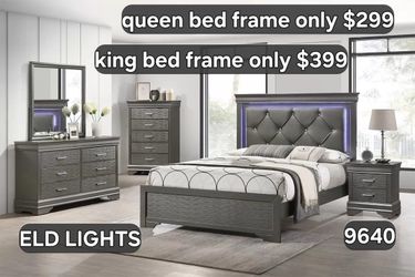 Queen bed frame only $299