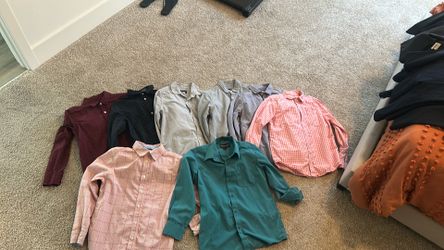 Boys dress shirts size LG 10/12