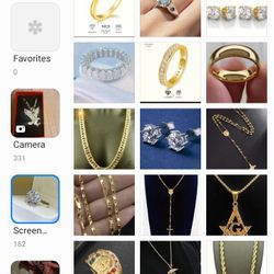 Joyeria,jewelry, Silver,titanium,plated, Goldplated Quality 