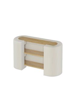 New in the box Reception Desk Front Counter Desk with 3 Tier Wood Panels Retail Counter for Checkout Computer Table for Hotel Lobby Clothing Store Off