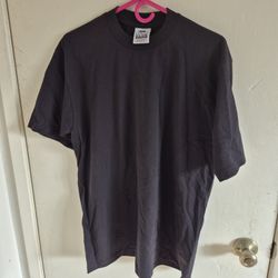 PRO CLUB BLACK TOTAL 10 PC MAN'S COMFORT COTTON SHIRT SLEEVE T SHIRT SIZE L HEAVY WEIGHT ( BRAND NEW PRICE IS LOWEST )