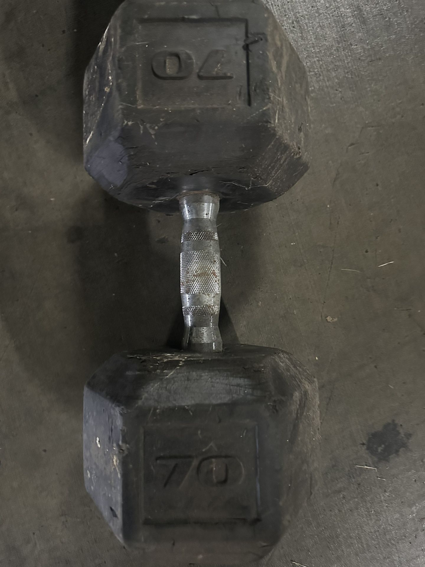 70 Pound Dumbbell