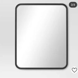 $50🪴🪴24" x 30" Rectangular Decorative Wall Mirror with Rounded Corners - Project 62