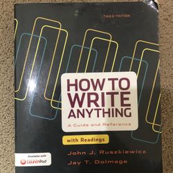How To Write Anything
