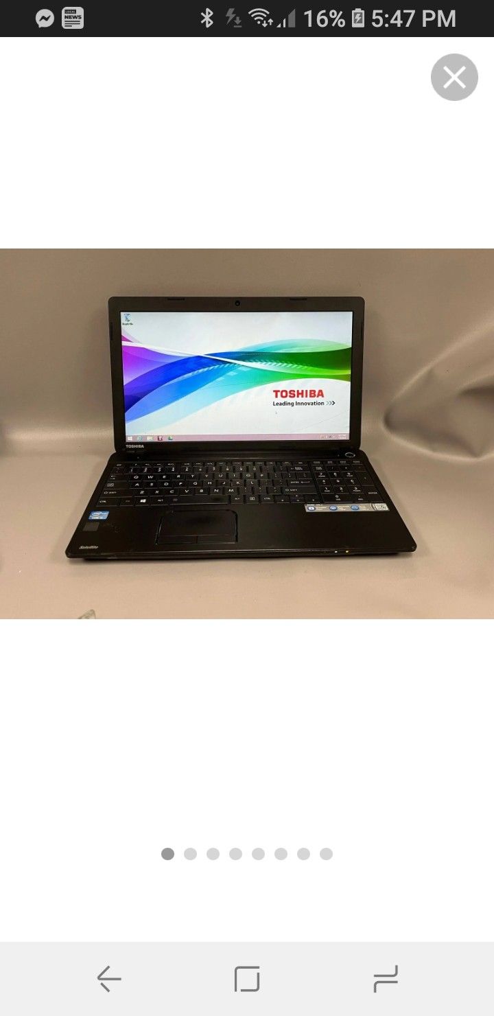 Laptop Toshiba Satellite 