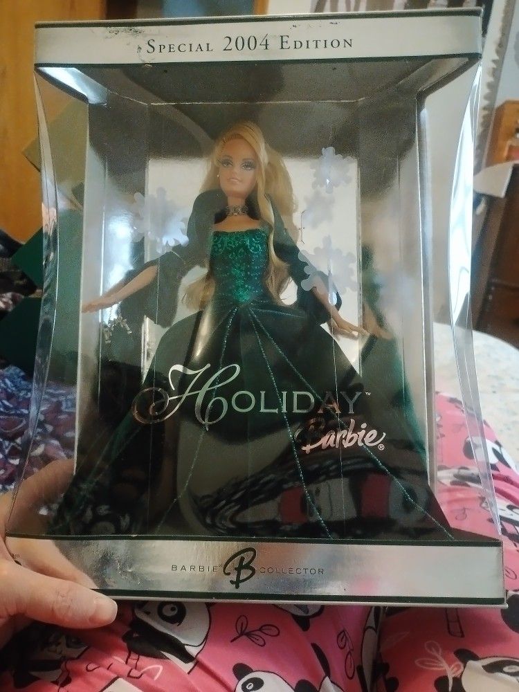 2004 Holiday Barbie Box a Little Rough. 