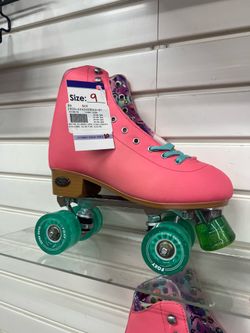Pink Rollerblades size 9