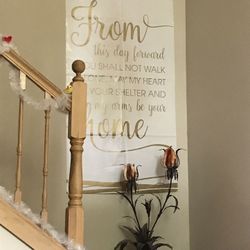 Vinyl banner for your wedding or special event