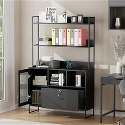 File Cabinet with L ock Vertical Filing Cabinets