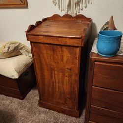 2 Handmade Vintage Laundry/Storage Cabinets 