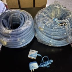 2 x 50’ Gefen DVI To DVI Male Heavy Duty Cables w Extender