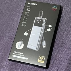 Brand new - UGREEN Uno 6 in 1 USB-C Hub with 10Gbps USB-C & USB-A Data Ports 4K@60Hz HDMI - Great Christmas Gift