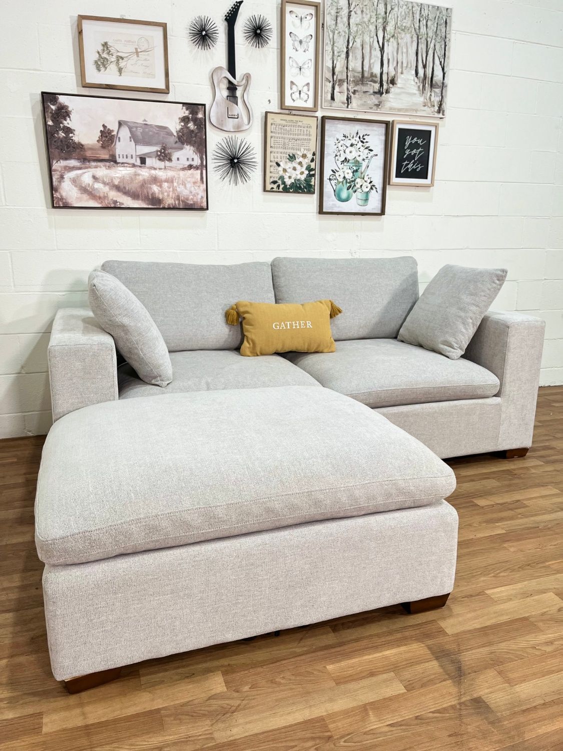 Lowell 3pc Modular Cloud Couch | Free Delivery!