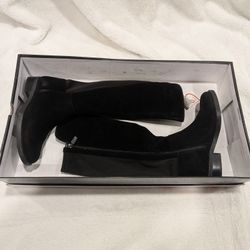 Blondo Ellie Waterproof Suede Knee-High Boots – Women’s Size 7 – Black (NEW)