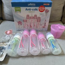 Brand New Dr. Brown's Anti-Colic Baby Bottles Bundle