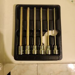 Snap On 3/8" Extended Hex Sockets4-10mm