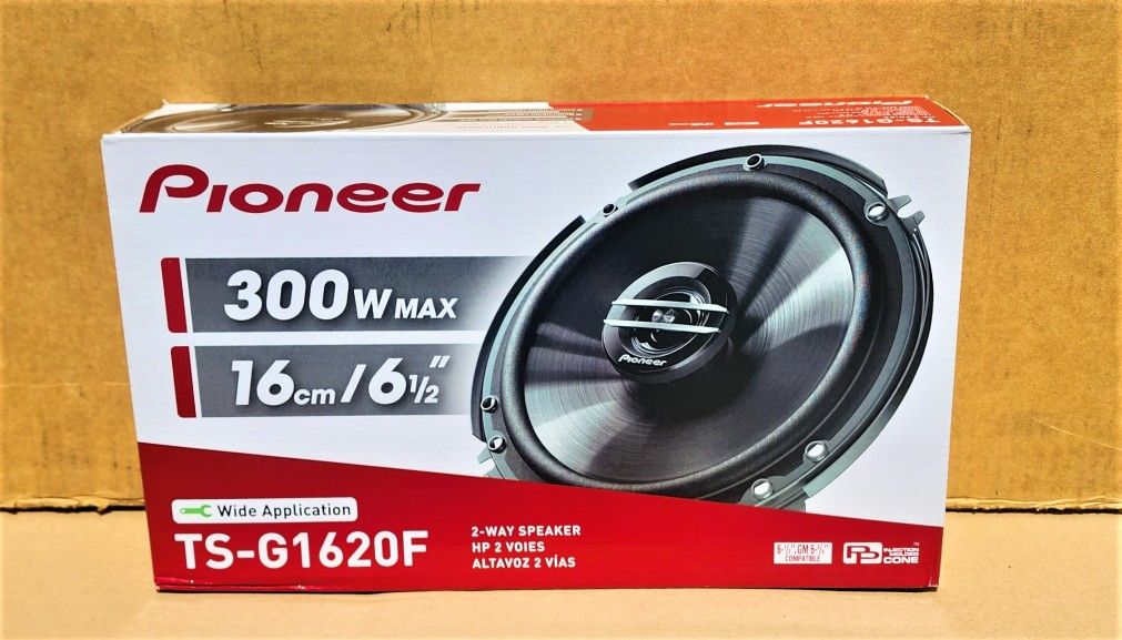 Pioneer Car Speakers Set G Series 6.5" 2-Way Coaxial Speaker System 300 Watts TS-G1620F 🚨 Payment Options Available 🚨 No Credit Needed 🚨