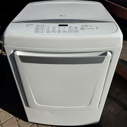 LG Dryer Electric White 7.4 Cu.Capacity