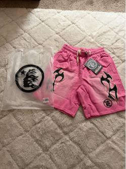 Hellstar shorts pink size small