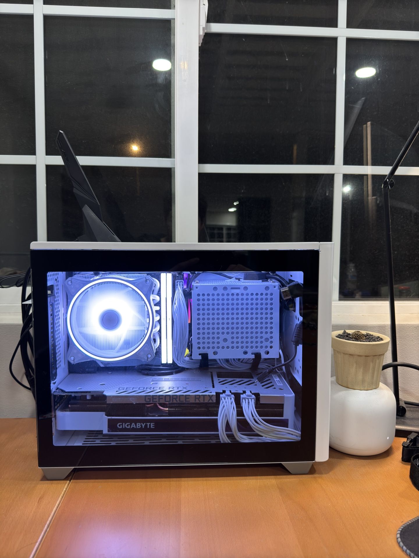 ITX Mini Ultimate Gaming PC w/RTX 3070Ti Cooler Master NR200P + Free 32 MSI gaming Screen 