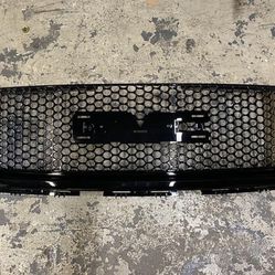 Black Style Glossy Front Grille For [07-13] [GMC Sierra Denali]
