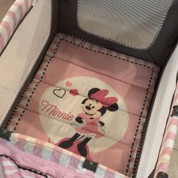 Minnie Mouse bassinet and Baby yard