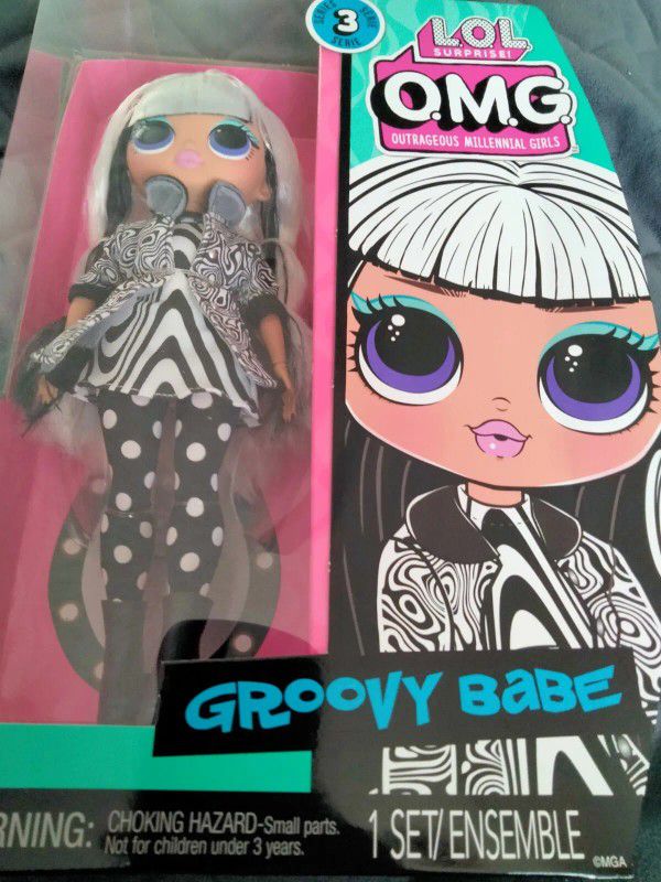 LOL Surprise! OMG Series 3 Groovy Babe Doll New Box

