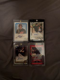 padres card lot- all autos