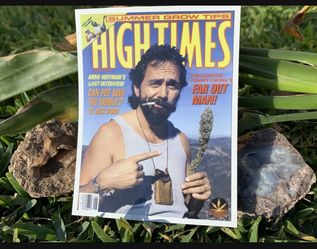 Vintage High Times Magazine Fridge Magnets
