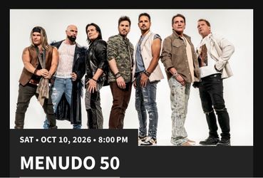 MENUDO TICKETS