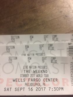 The Weeknd tickets